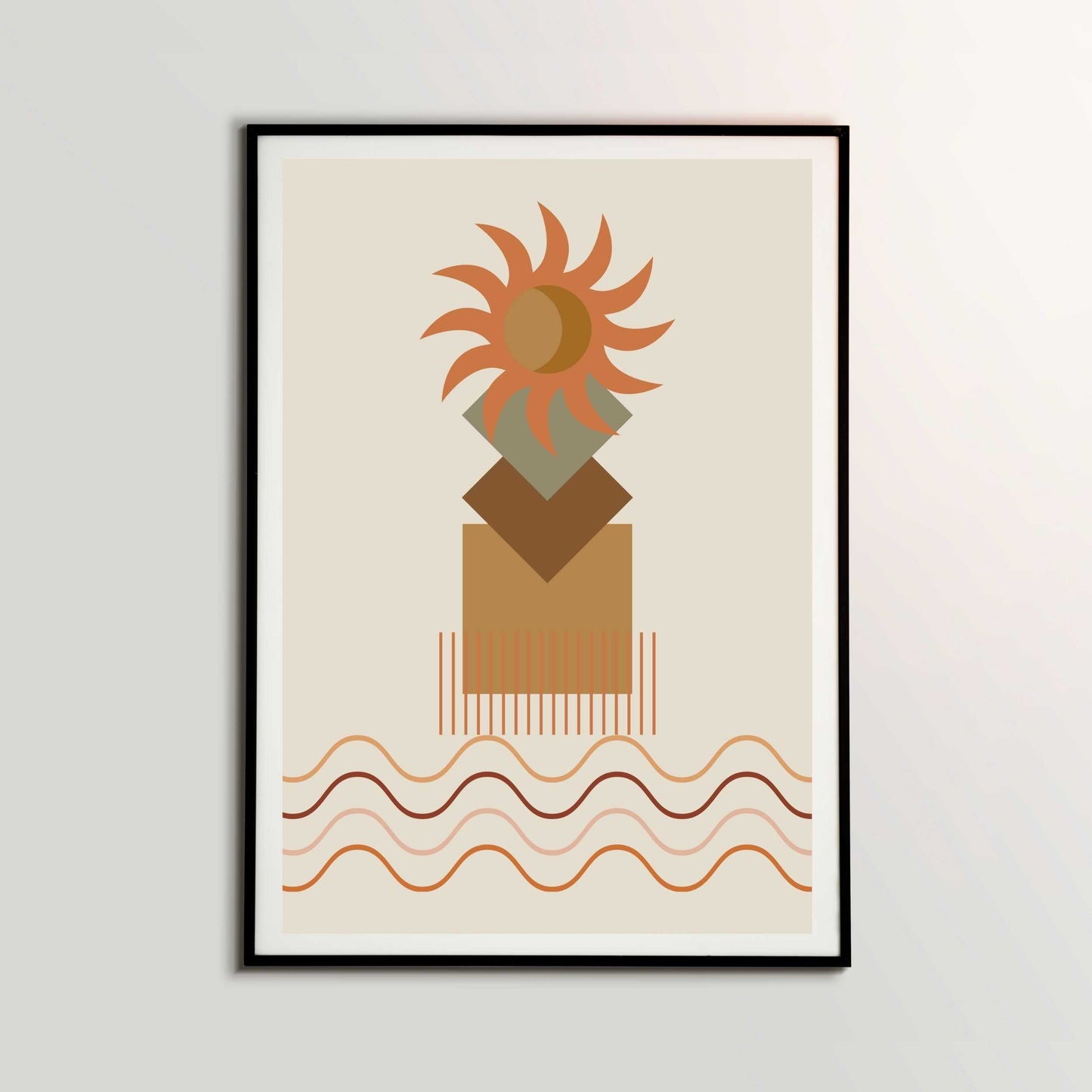 Boho Abstract Poster #02 | S01