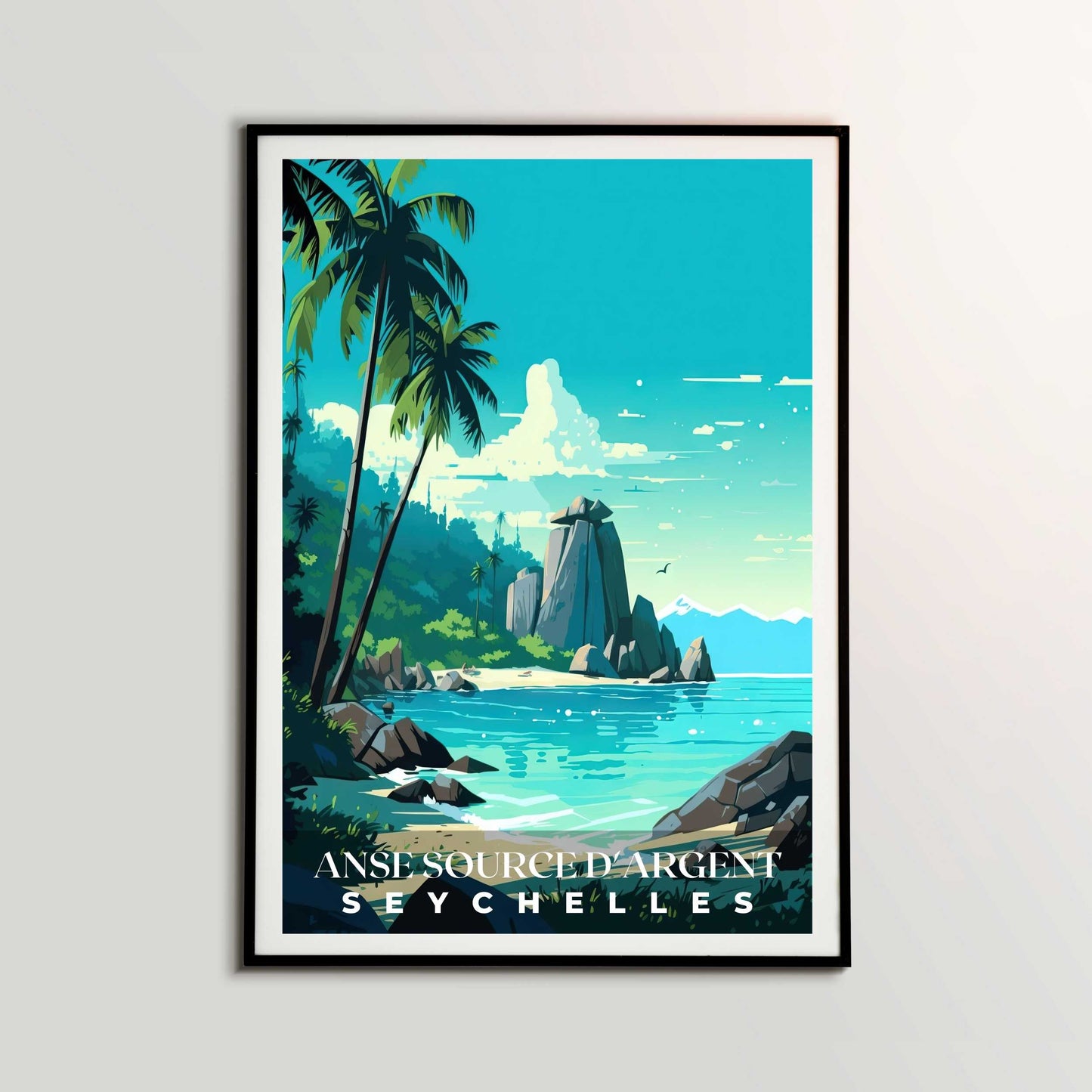 Anse Source DArgent Poster | S01