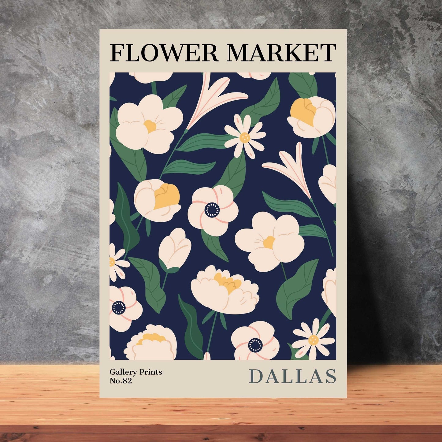 Dallas Flower Market Poster | S02