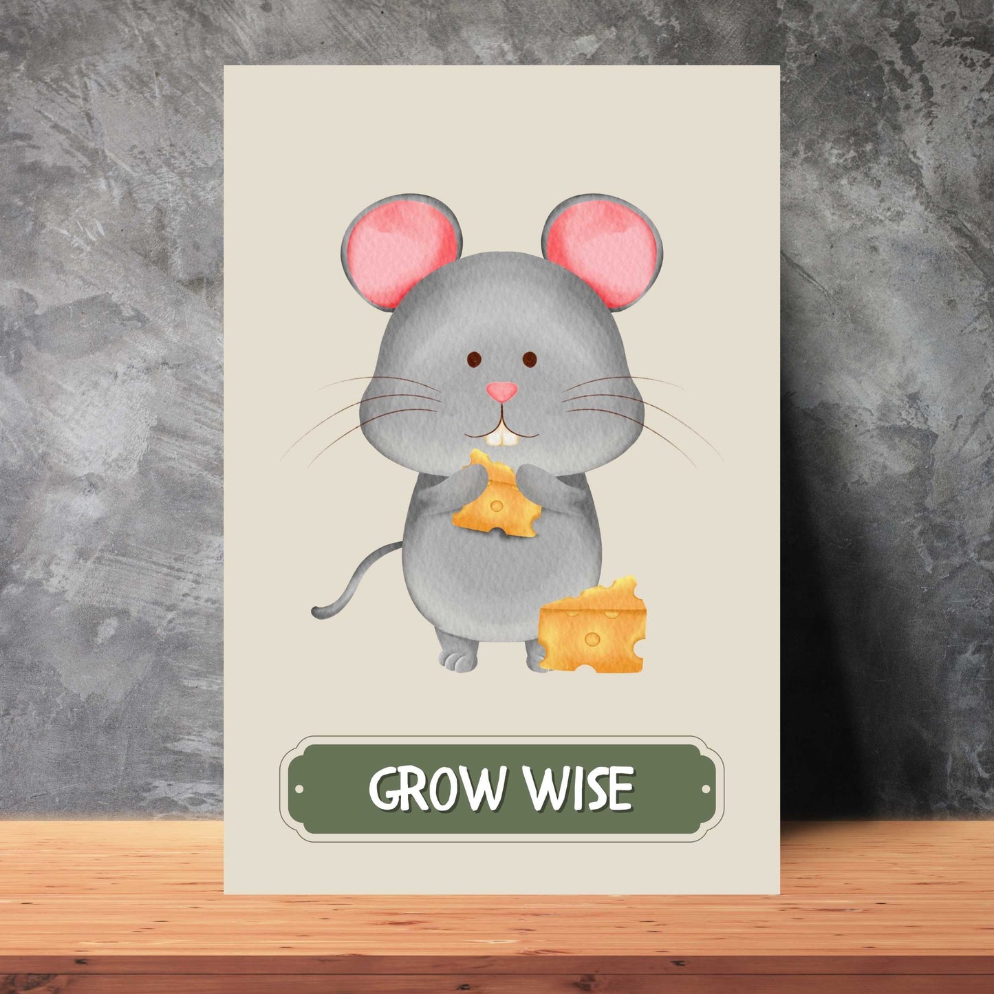 Grow Wise Mouse Poster | S01