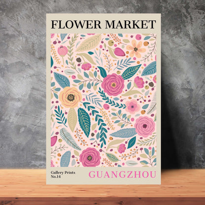 Guangzhou Flower Market Poster | S01