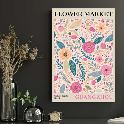 Guangzhou Flower Market Poster | S01