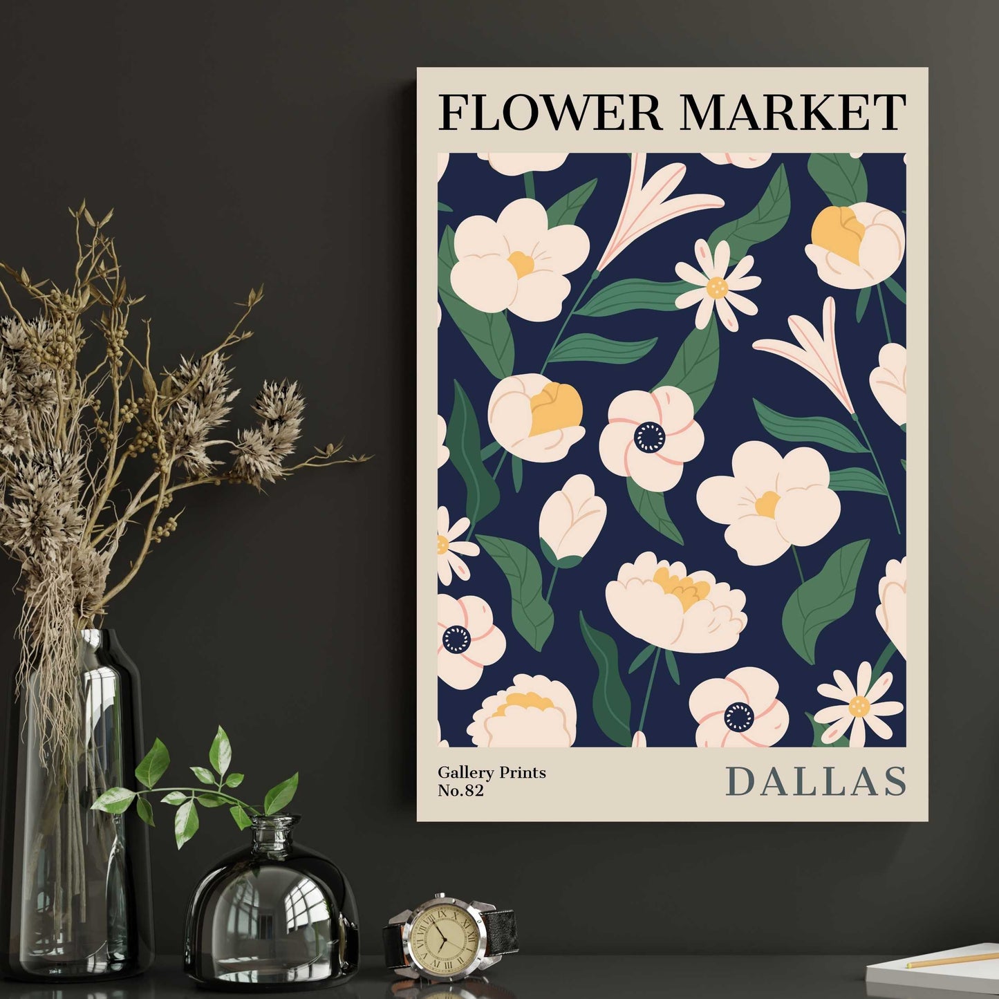 Dallas Flower Market Poster | S02