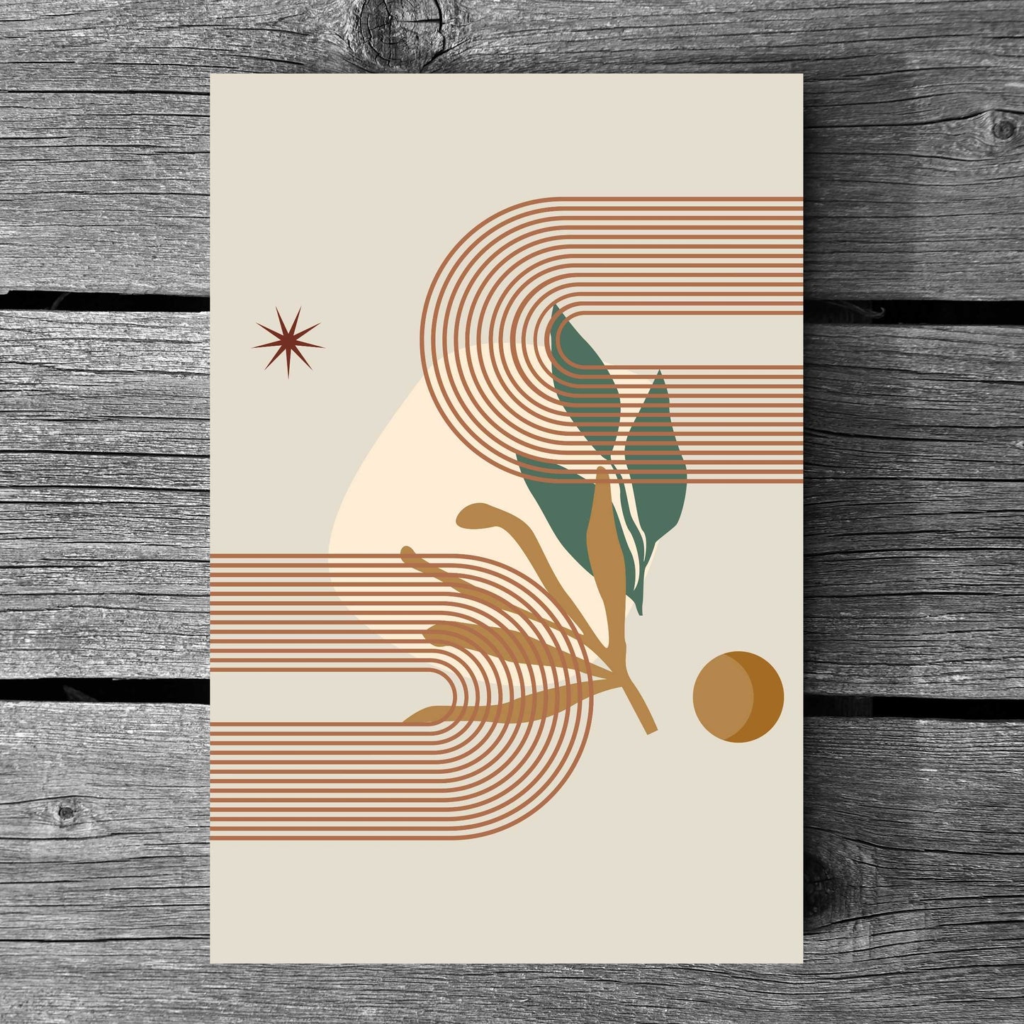 Boho Abstract Poster #14 | S01