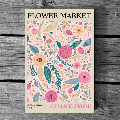 Guangzhou Flower Market Poster | S01