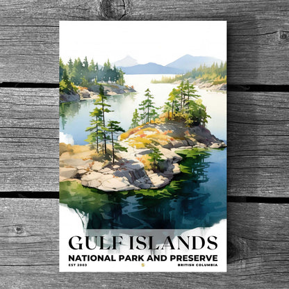 Gulf Islands National Park Reserve Poster | S04