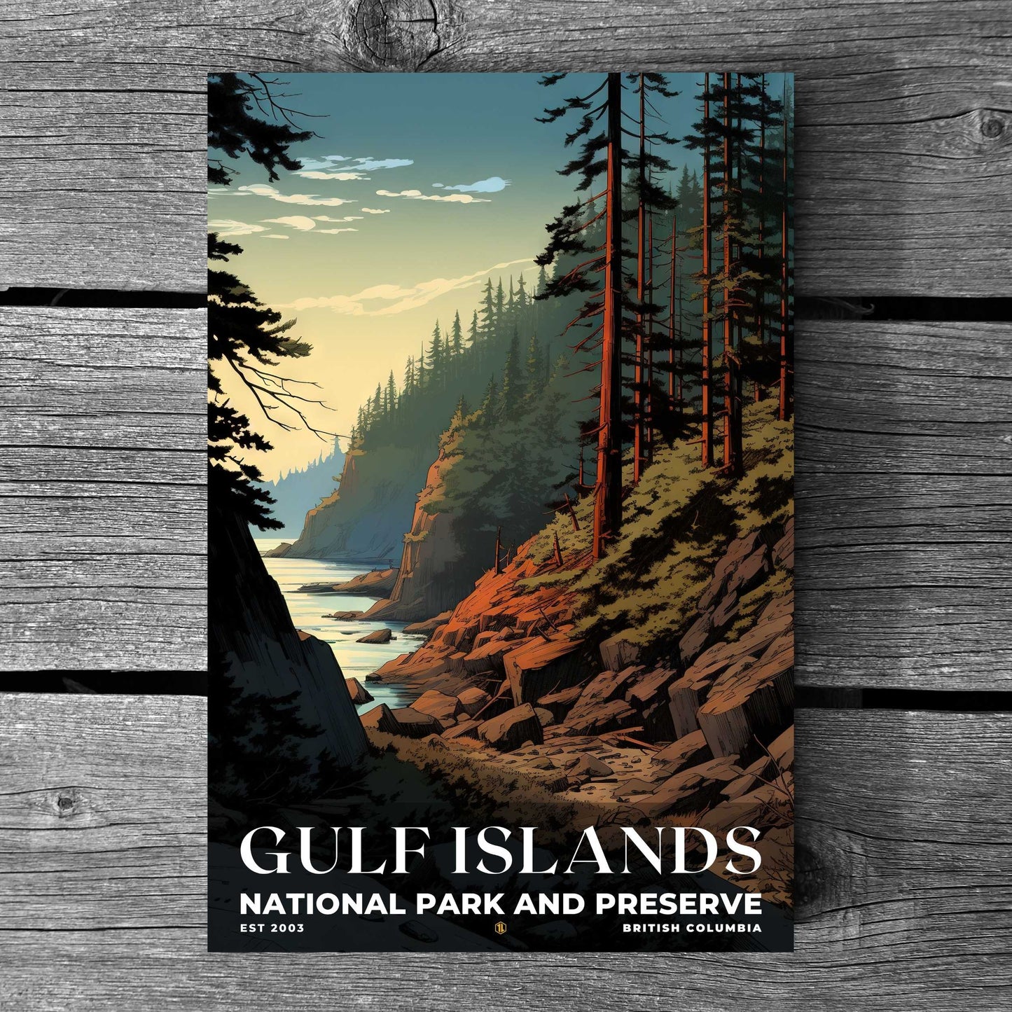 Gulf Islands National Park Reserve Poster | S07