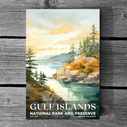 Gulf Islands National Park Reserve Poster | S08