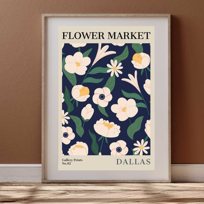 Dallas Flower Market Poster | S02