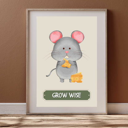 Grow Wise Mouse Poster | S01