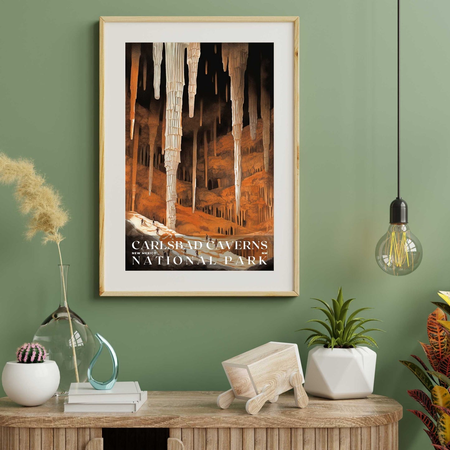 Carlsbad Caverns National Park Poster | US Travel | S01