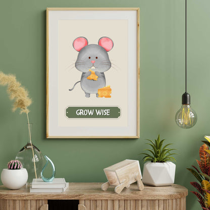 Grow Wise Mouse Poster | S01