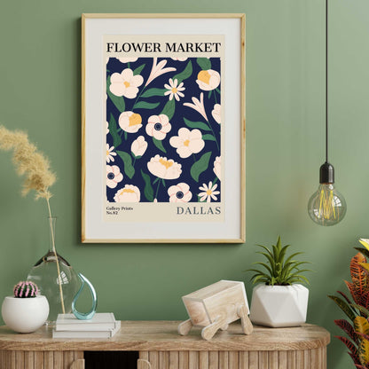 Dallas Flower Market Poster | S02