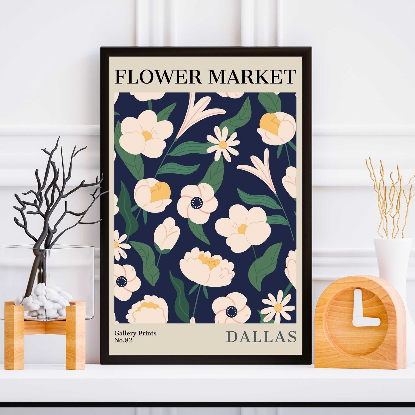 Dallas Flower Market Poster | S02