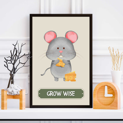 Grow Wise Mouse Poster | S01