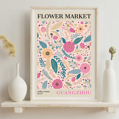 Guangzhou Flower Market Poster | S01