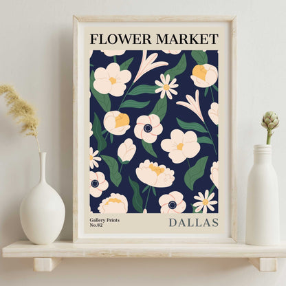 Dallas Flower Market Poster | S02