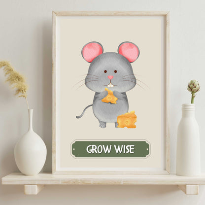 Grow Wise Mouse Poster | S01