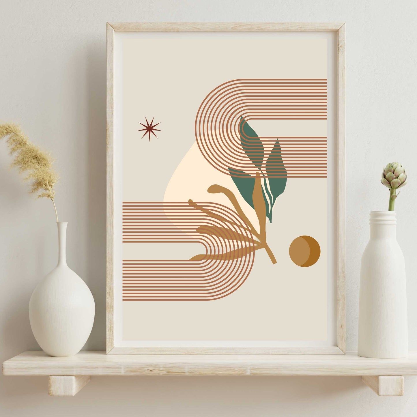 Boho Abstract Poster #14 | S01