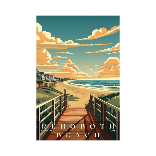 Rehoboth Beach Poster | US Travel | S01