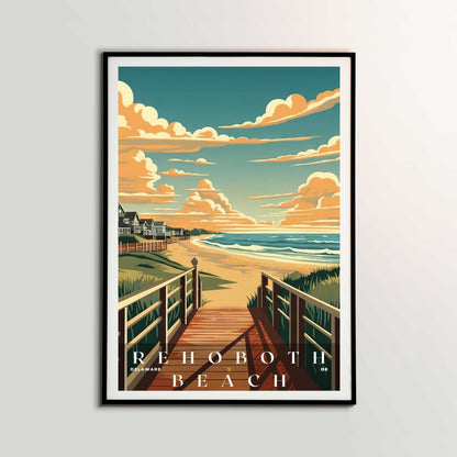 Rehoboth Beach Poster | US Travel | S01