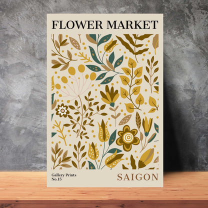 Saigon Flower Market Poster | S01