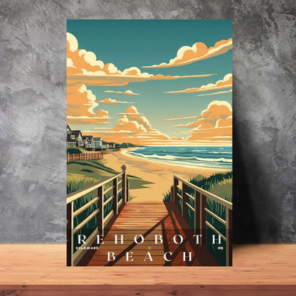 Rehoboth Beach Poster | US Travel | S01