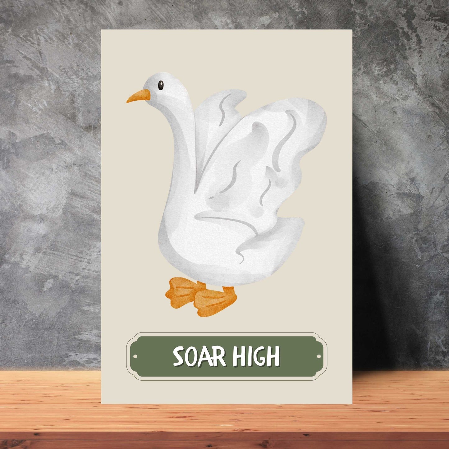 Soar High Swan Poster | S01