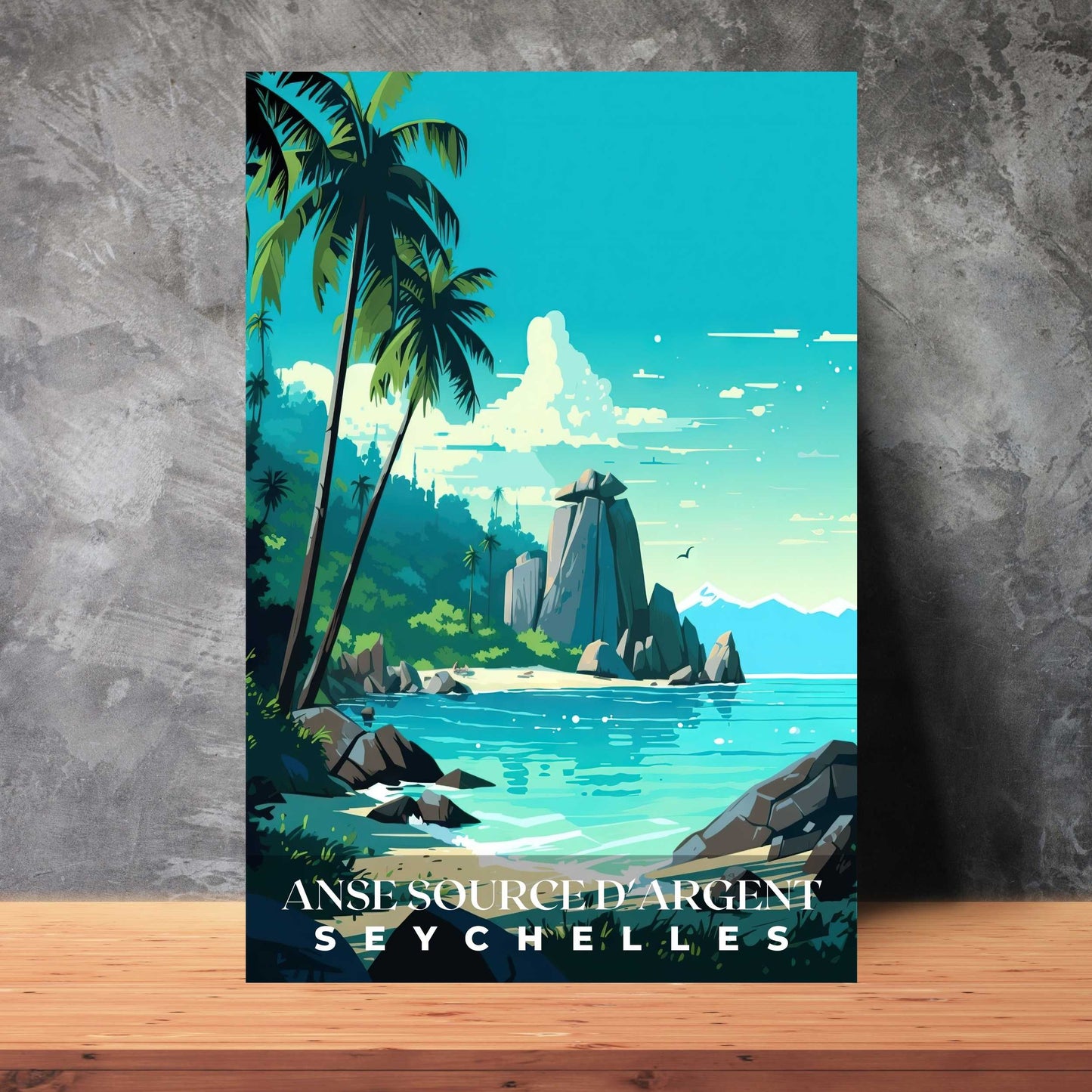 Anse Source DArgent Poster | S01