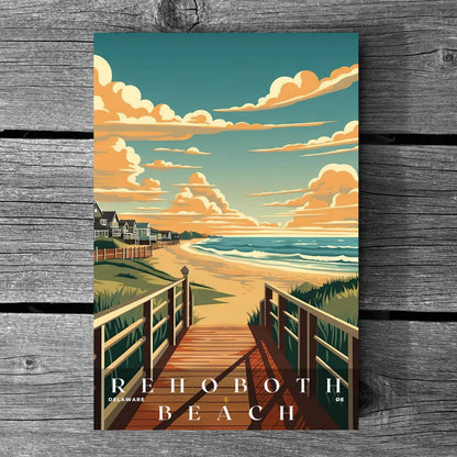 Rehoboth Beach Poster | US Travel | S01