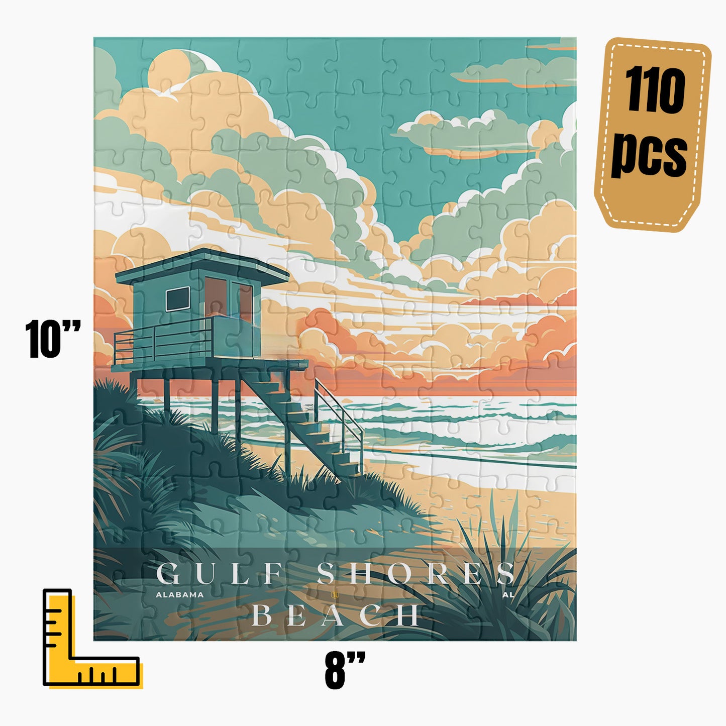 Gulf Shores Beach Puzzle | US Travel | S01