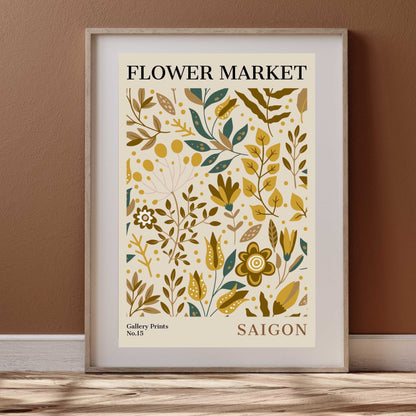 Saigon Flower Market Poster | S01