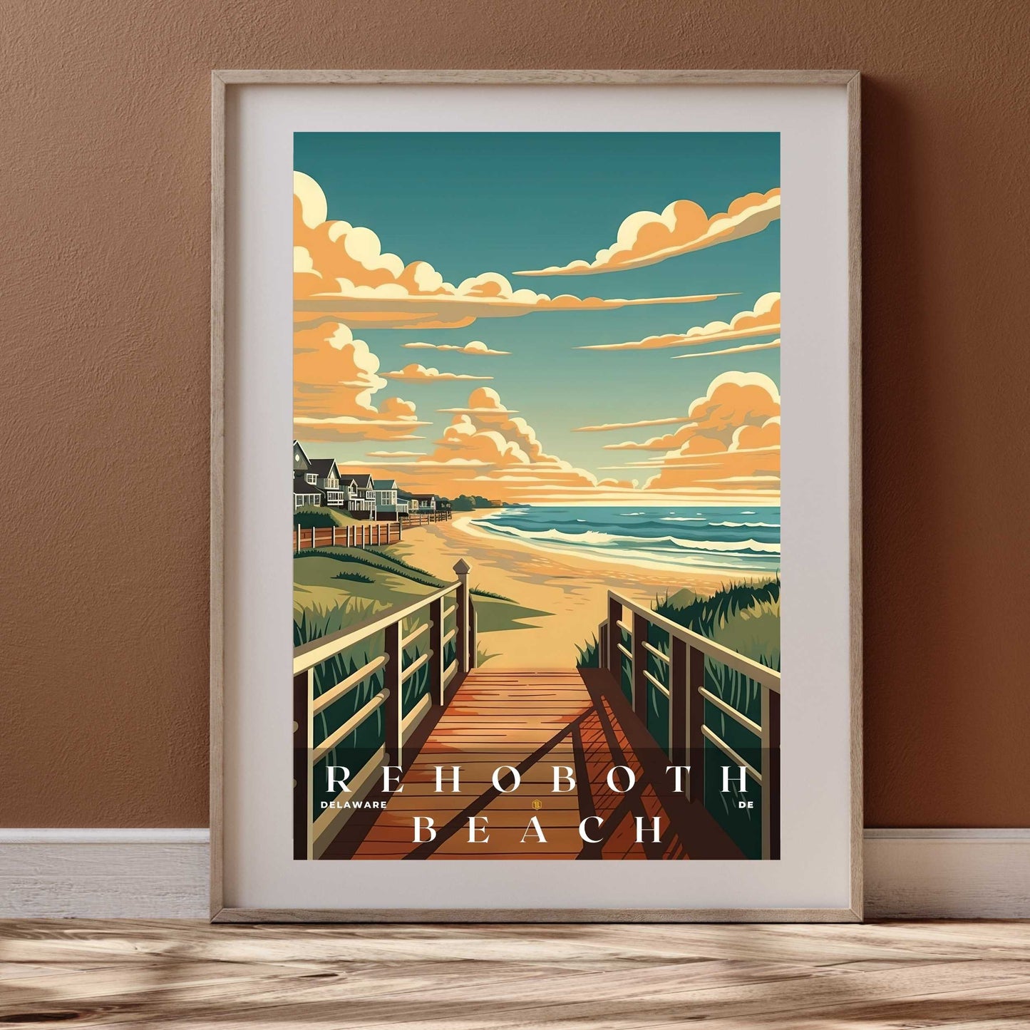 Rehoboth Beach Poster | US Travel | S01
