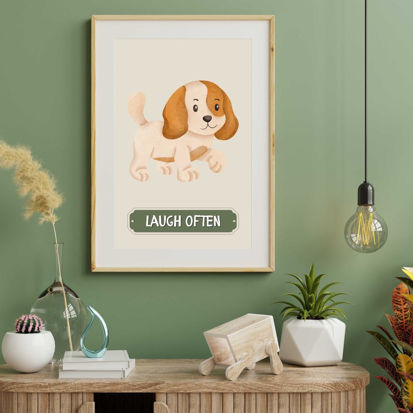 Laugh Often Dog Poster | S01