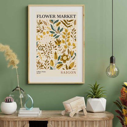 Saigon Flower Market Poster | S01