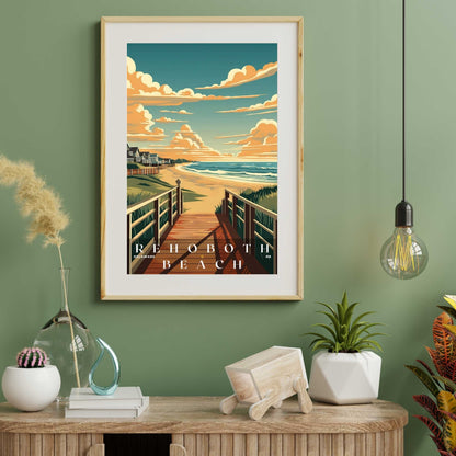 Rehoboth Beach Poster | US Travel | S01