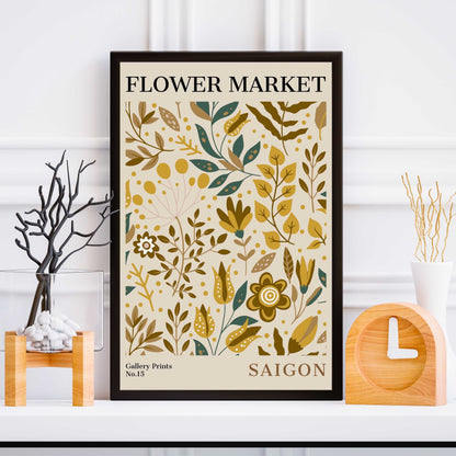 Saigon Flower Market Poster | S01