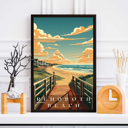 Rehoboth Beach Poster | US Travel | S01