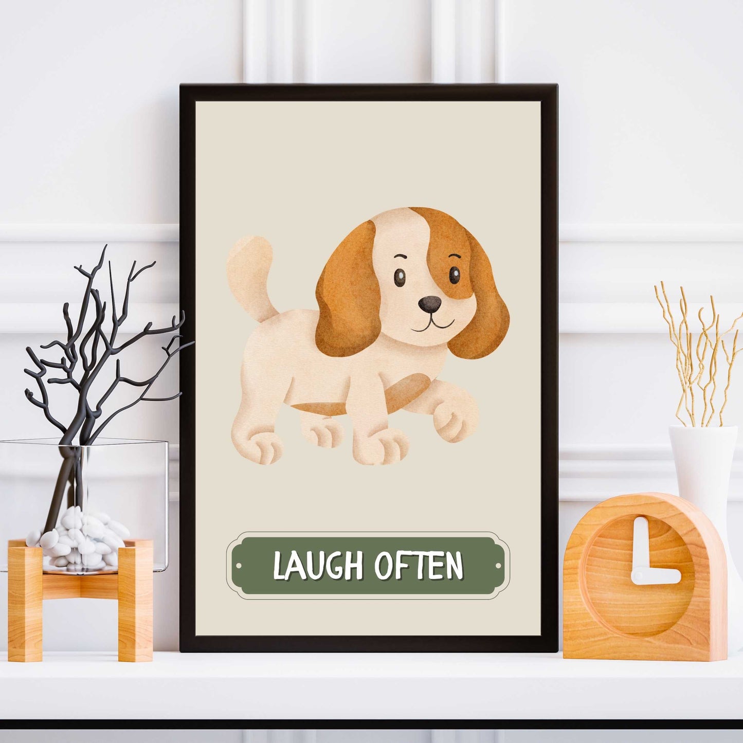 Laugh Often Dog Poster | S01