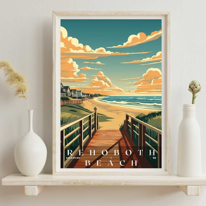 Rehoboth Beach Poster | US Travel | S01