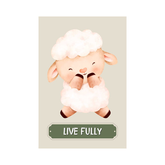 Live Fully Sheep Poster | S01