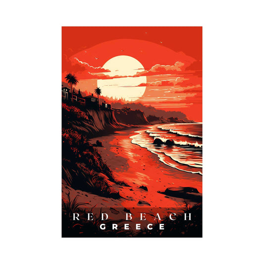 Red Beach Poster | S01