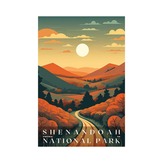 Shenandoah National Park Poster | US Travel | S01