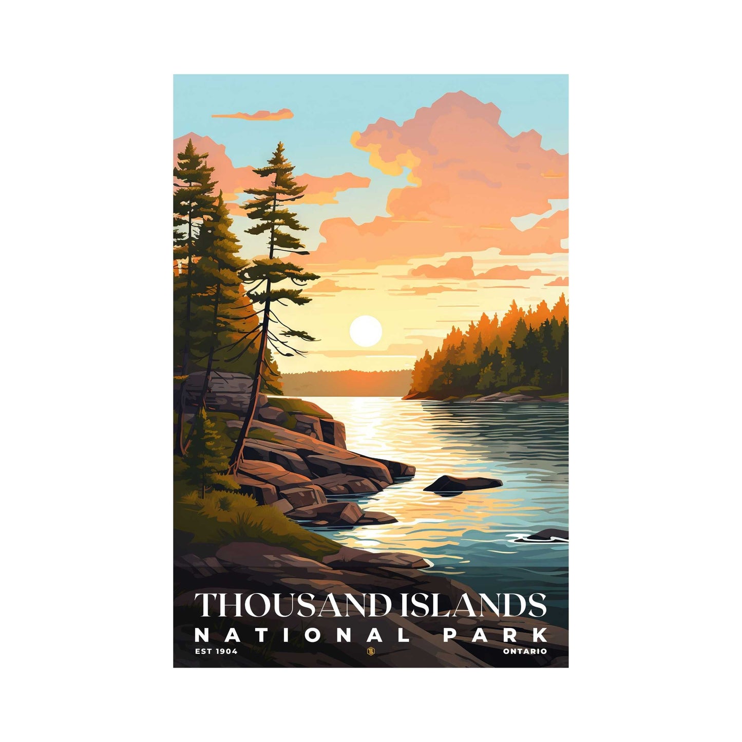 Thousand Islands National Park Poster | S05