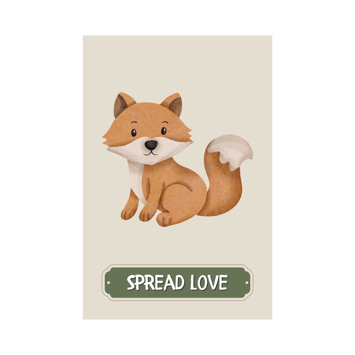 Spread Love Fox Poster | S01