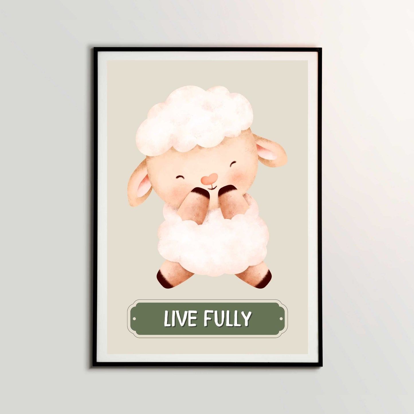 Live Fully Sheep Poster | S01