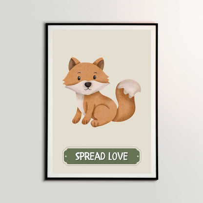 Spread Love Fox Poster | S01