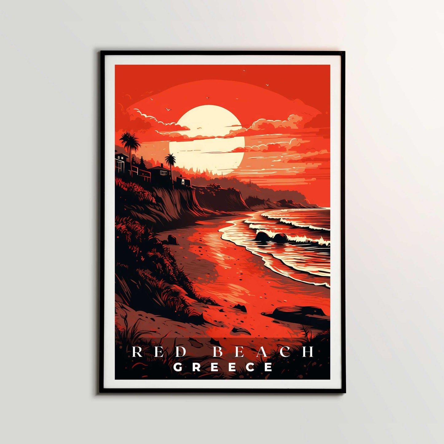 Red Beach Poster | S01