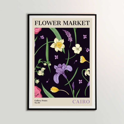 Cairo Flower Market Poster | S02