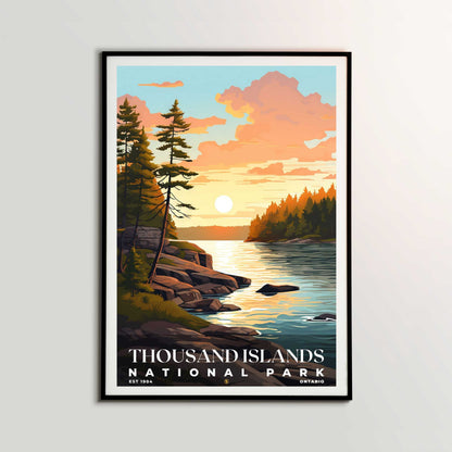 Thousand Islands National Park Poster | S05